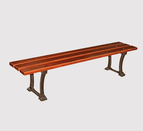 Miniature : Banquette SAN LORENZO - En lames de bois exotique