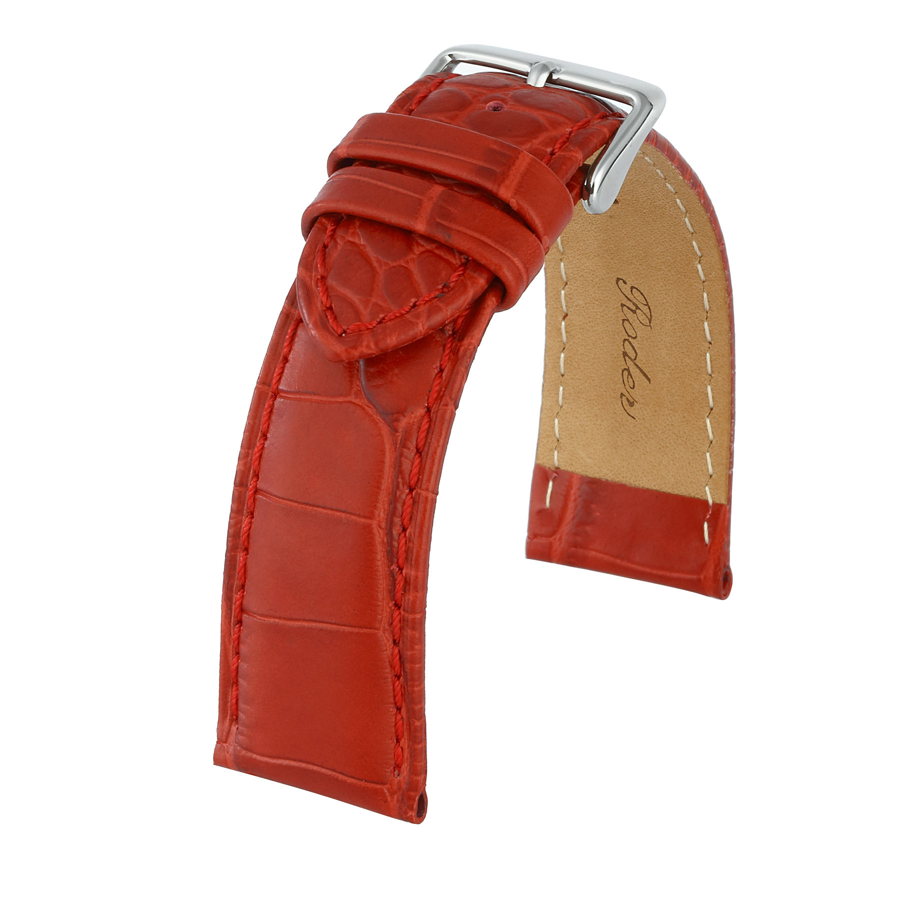 R4134S Roder Leather Strap - RED