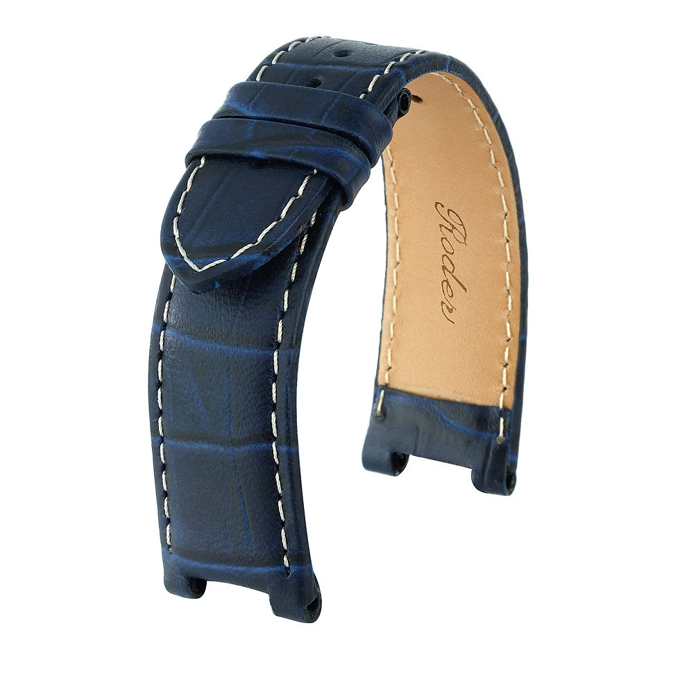 R4119W RODER DERİ KAYIŞ - D.BLUE-W