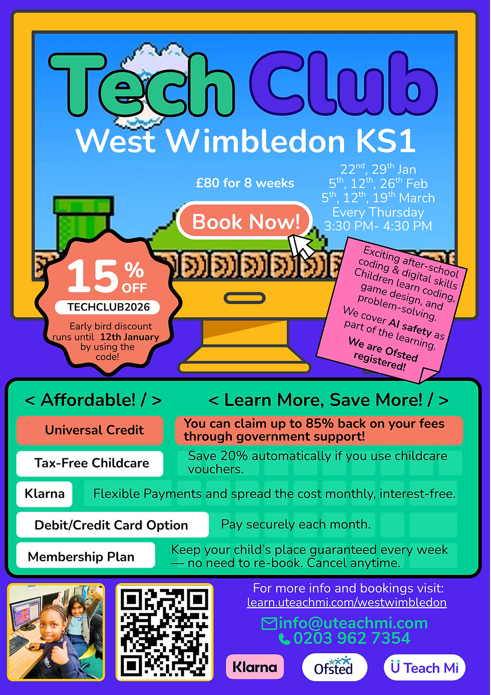 West Wimbledon | KS1 |Thurs |Tech Club (Year 1 - 2)