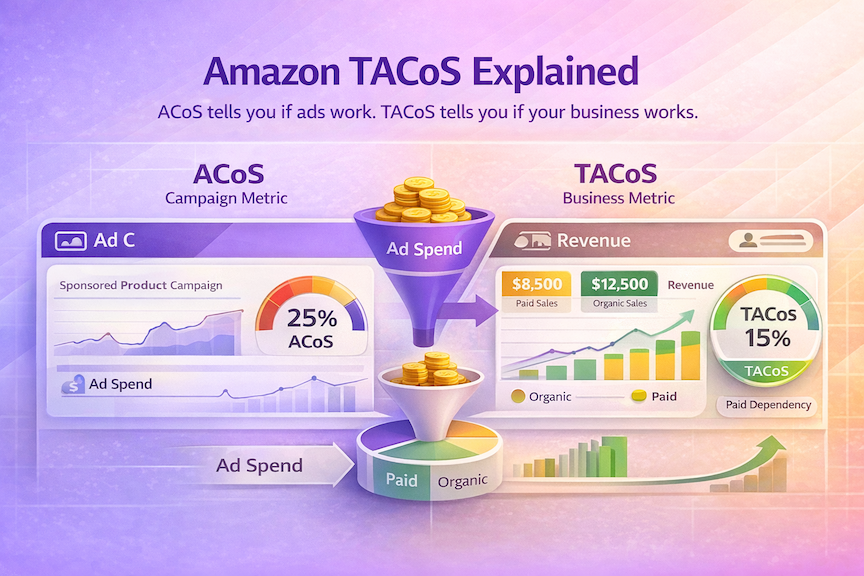Amazon TACoS Explained: What It Is, How to Calculate It, and What It Reveals About Your Business
