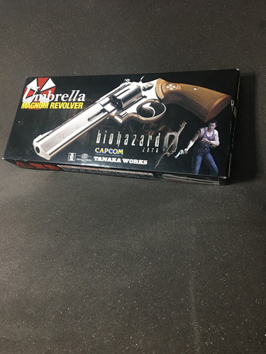 トイガン CAPCOM Umbrella Magnum Revolver LIMITED UMBRELLA MAGNUM 6 MAGNA-PORT GUN BLUE CUSTOM