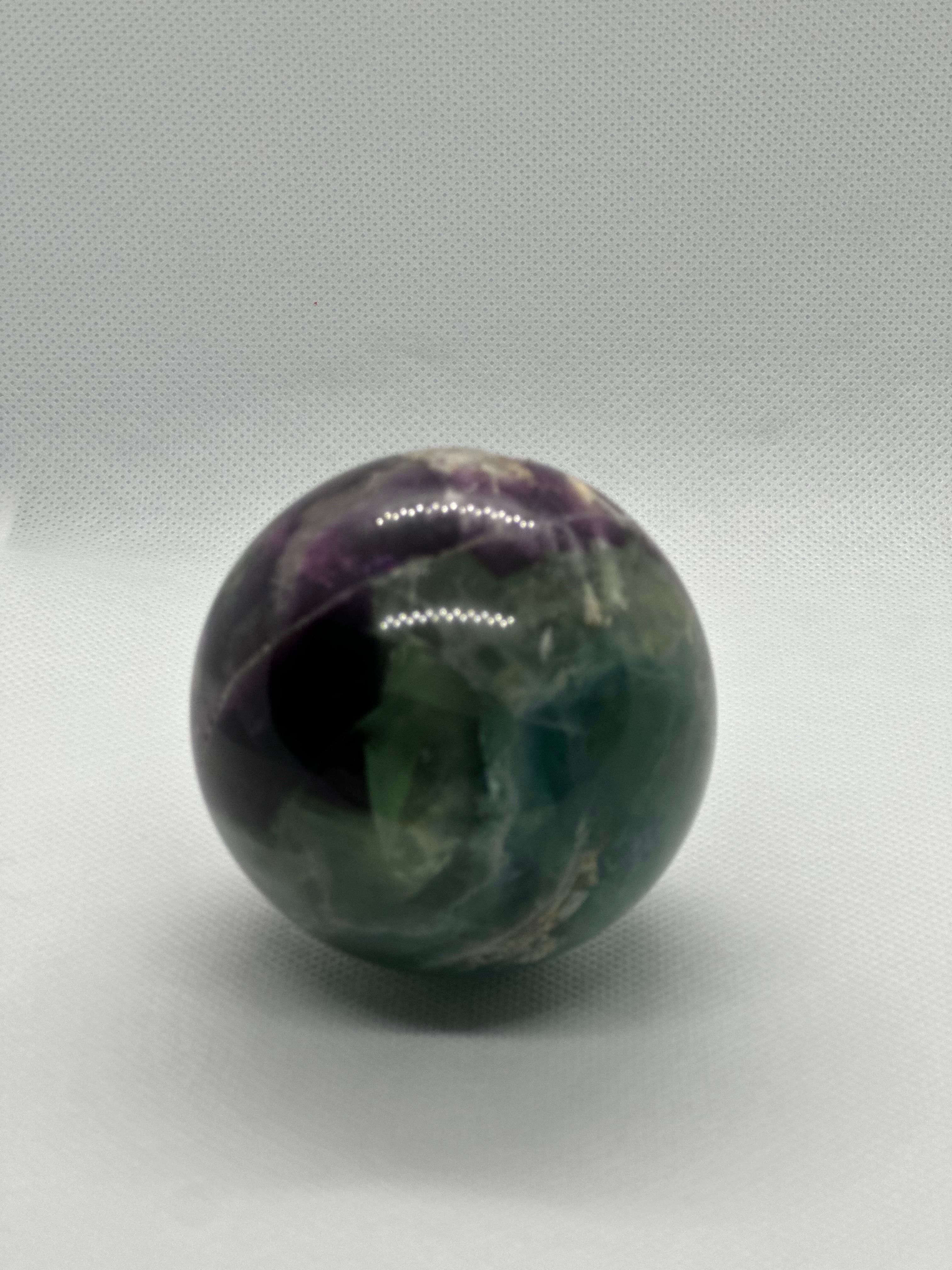 Winter Fluorite Sphere 84mm