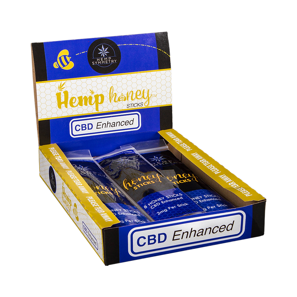Thumbnail: Hemp Symmetry Hemp Extract Honey Sticks