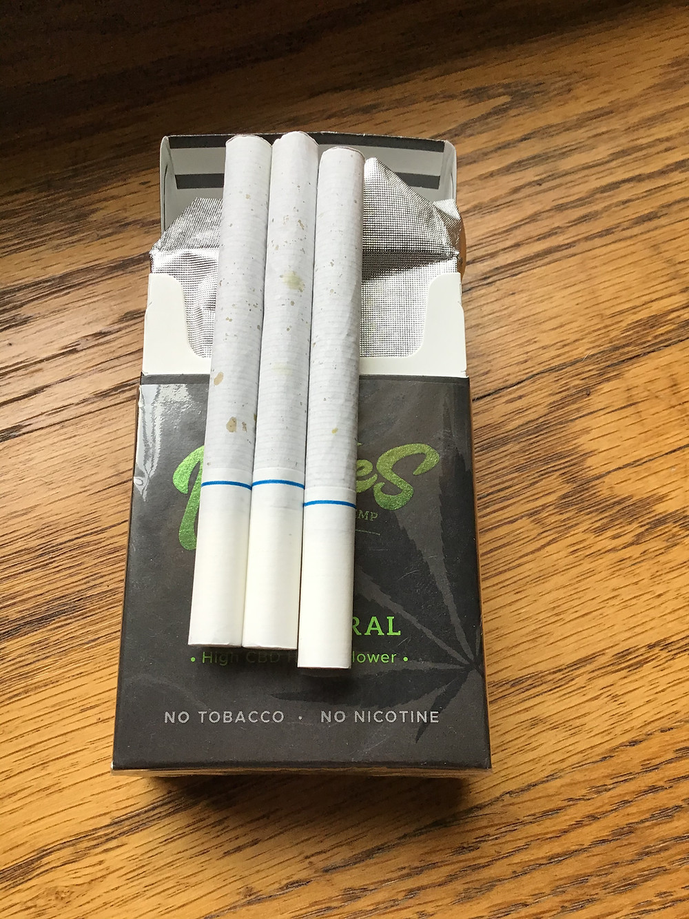 Hemp Flower can be dried and processed into cigarette form.