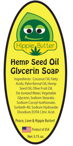 Hippie Butter Hemp Oil Bath Soap