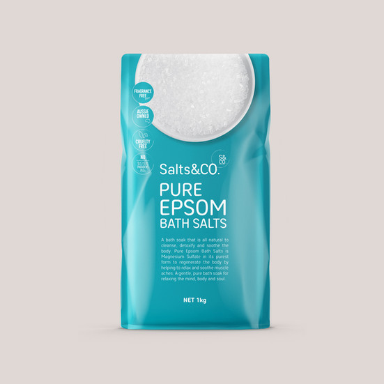 Salts&CO Pure Epsom Bath Salts product shot