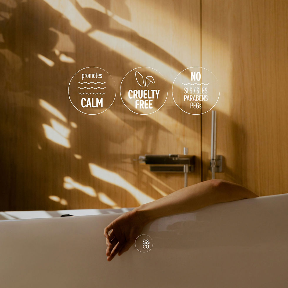 Thumbnail: hand relaxing over the edge of a white bath with dappled sunlight