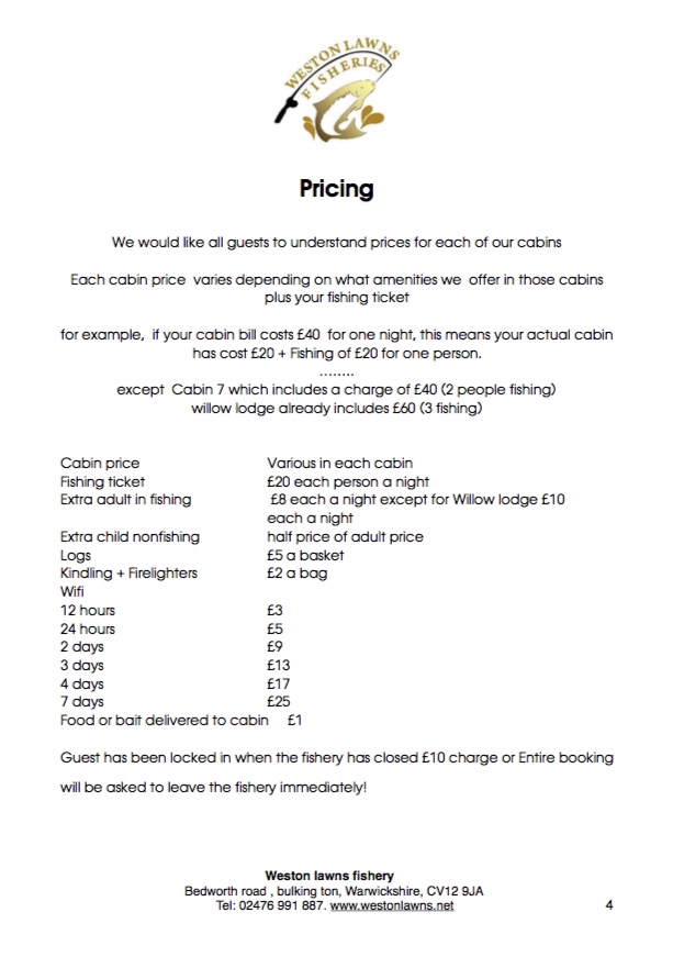 Pricing