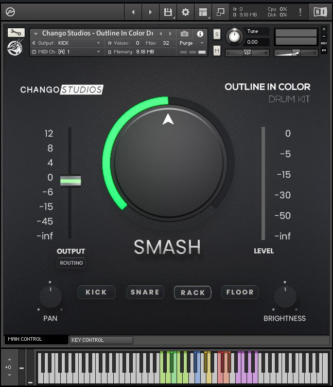 Thumbnail: Outline In Color Drum Kit