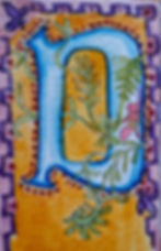 Create a Calligraphy Bookmark! SAT Aug 15