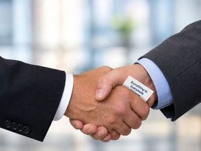 Don’t Shake My Hand Holding a Business Card