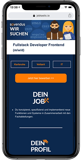 Job-Landingpage