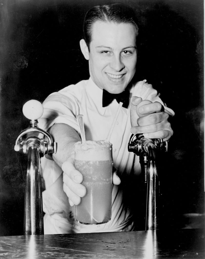 soda jerk history