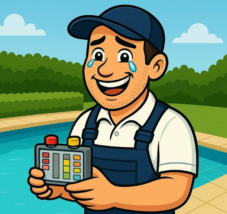 Pool Guy Finds Hidden Truth and Beauty in Water Composition
