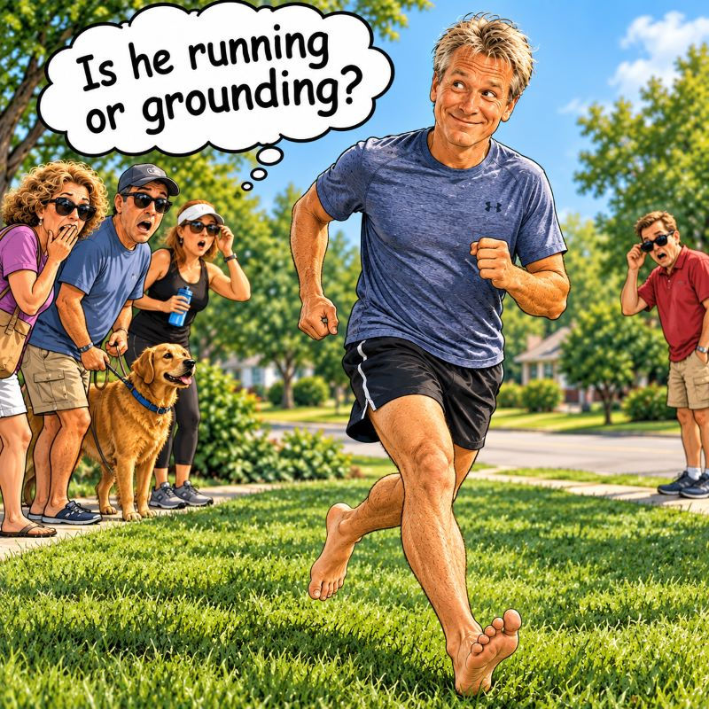 No One Cares Who You Are When You Run With Shoes