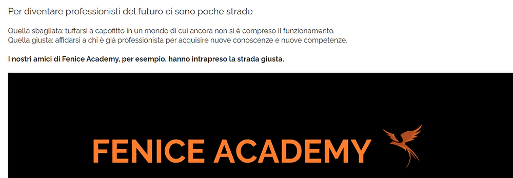 fenice academy secondo andrea picchi