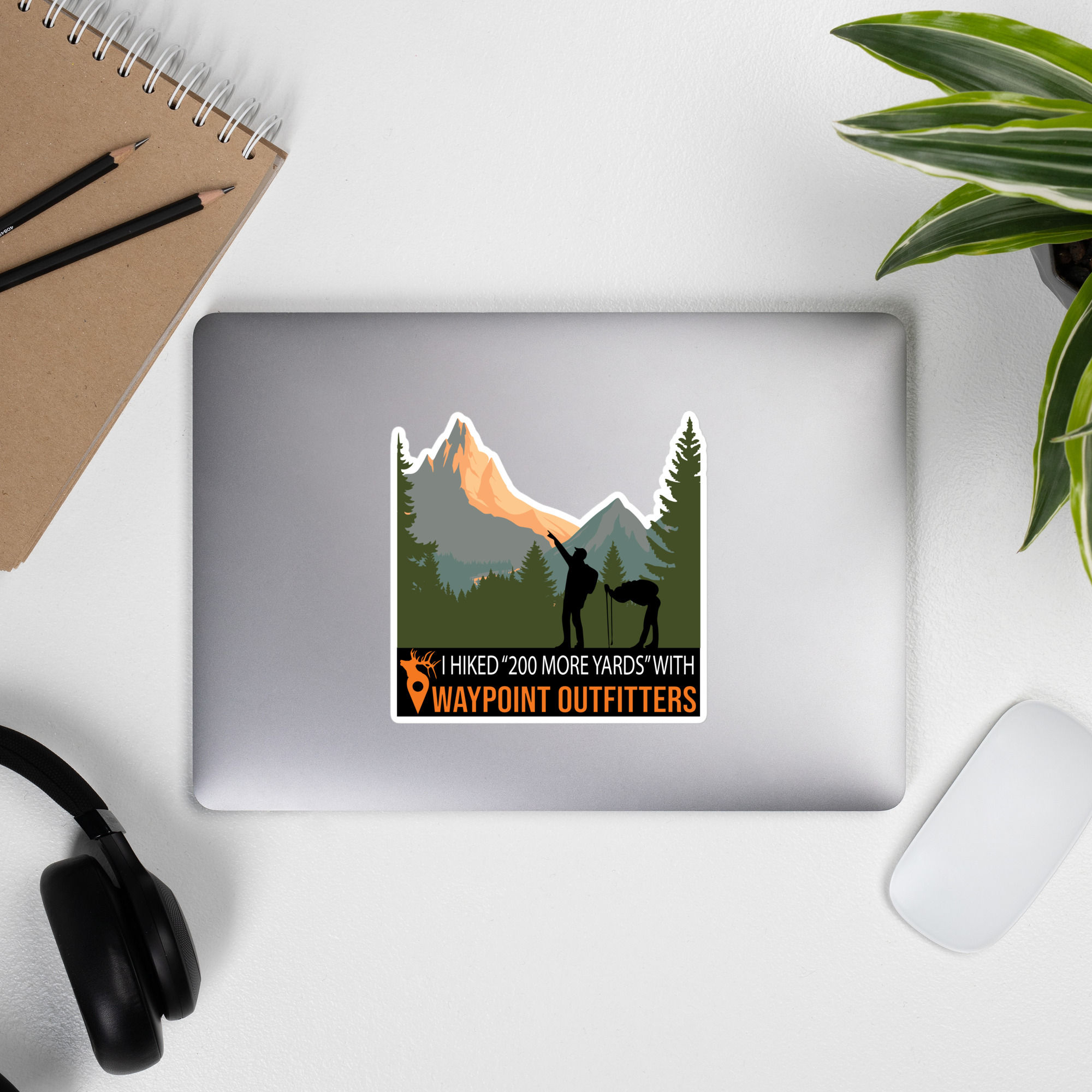 "200 MORE YARDS" STICKER