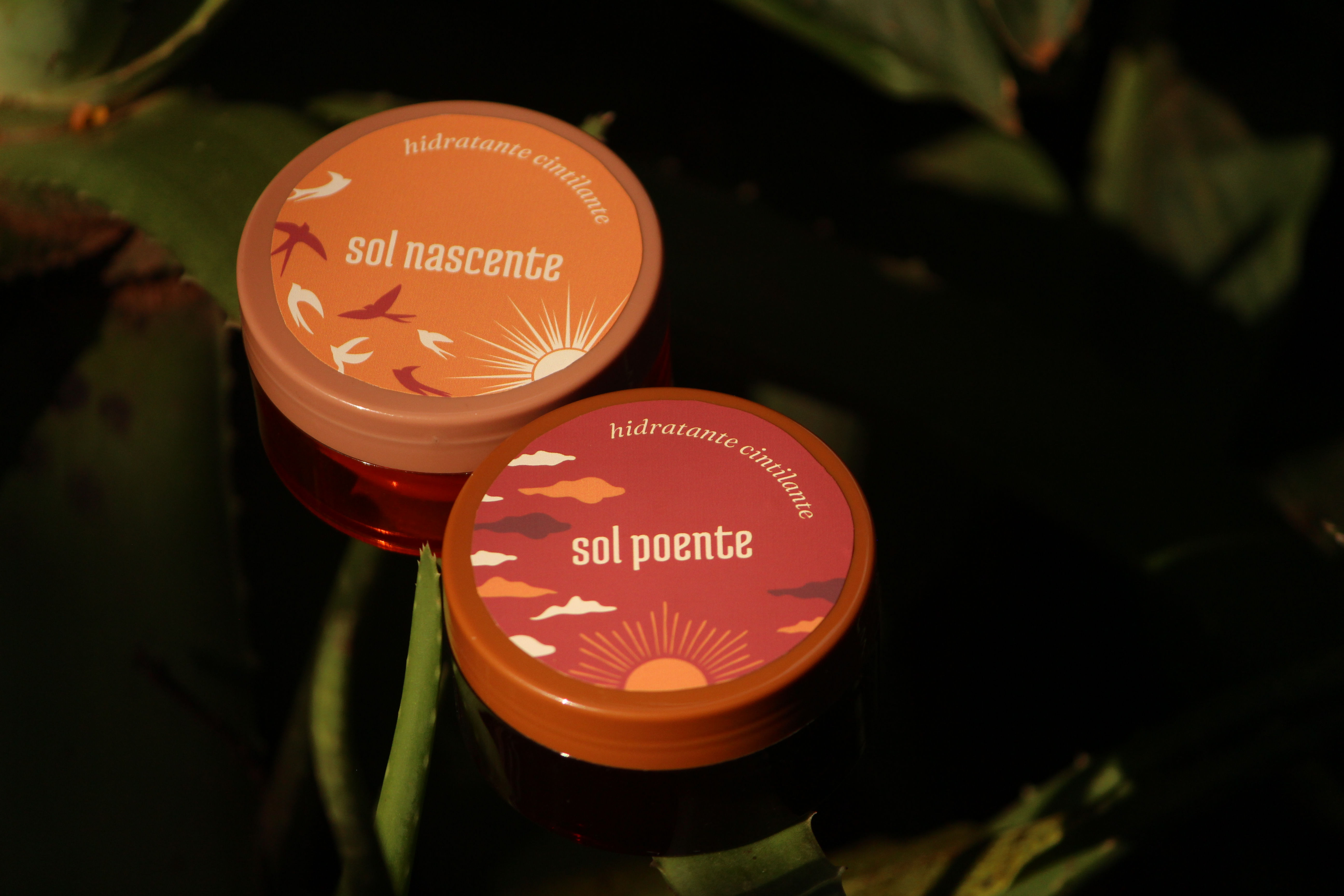 SOL POENTE e NASCENTE Hidratante Cintilante