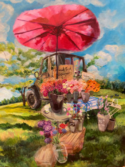 Flower Stand on the Hill