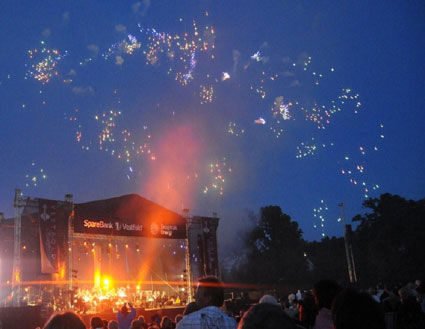 Midnattkonsert med smell i