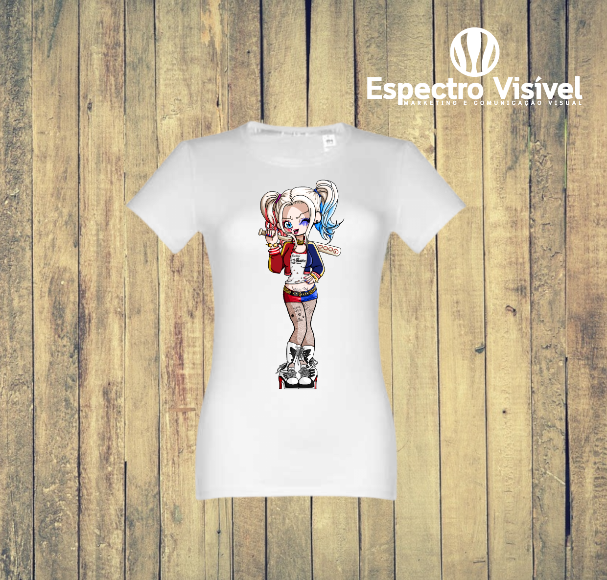 T-shirt Personalizada Feminina Suicide Girl