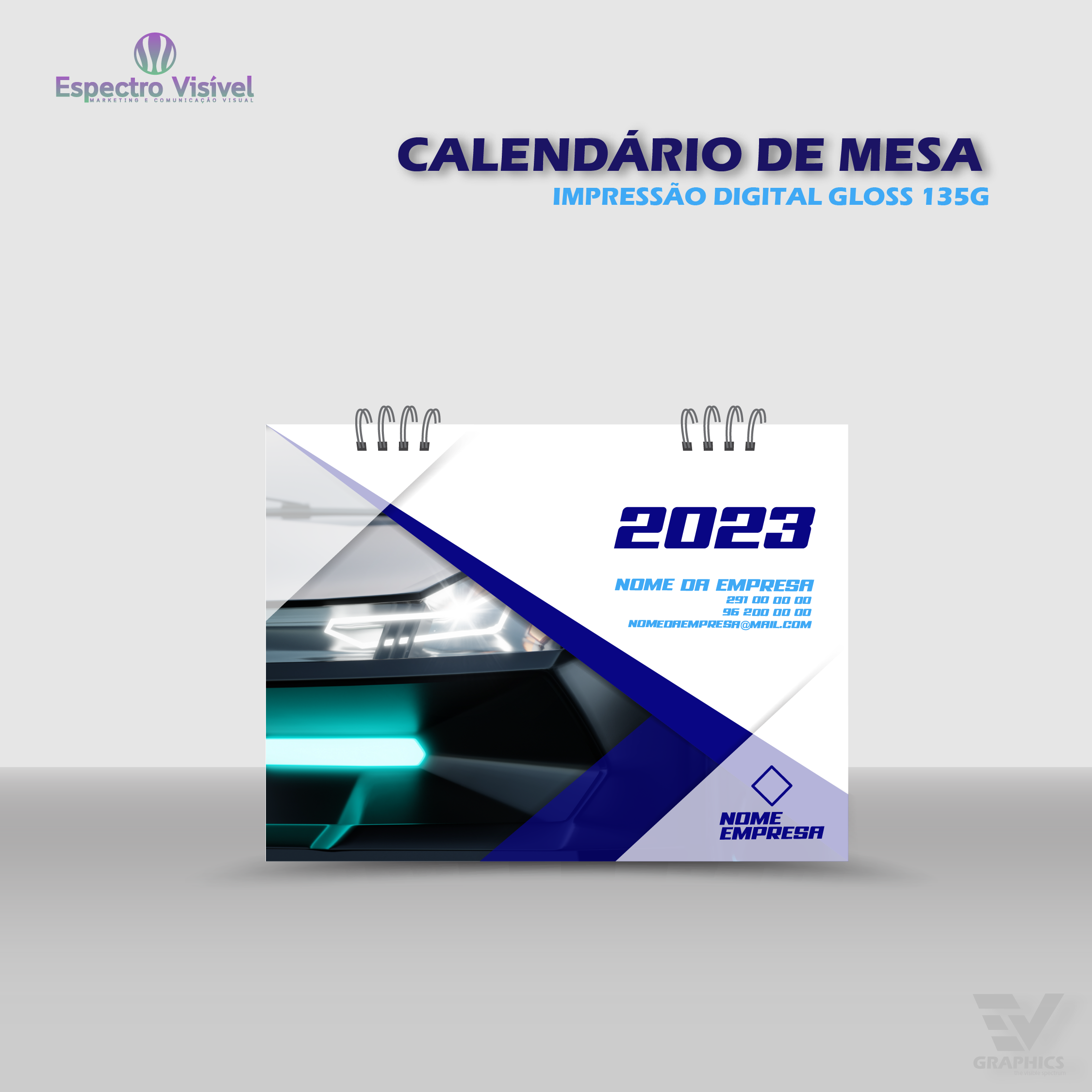 Calendário de mesa 2023