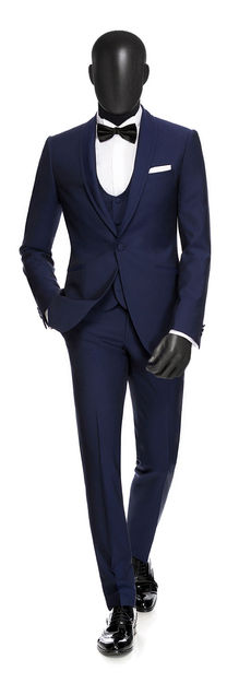 smoking hochzeitsanzug blau schalkragen bräutigam festlich maßanzug dresden