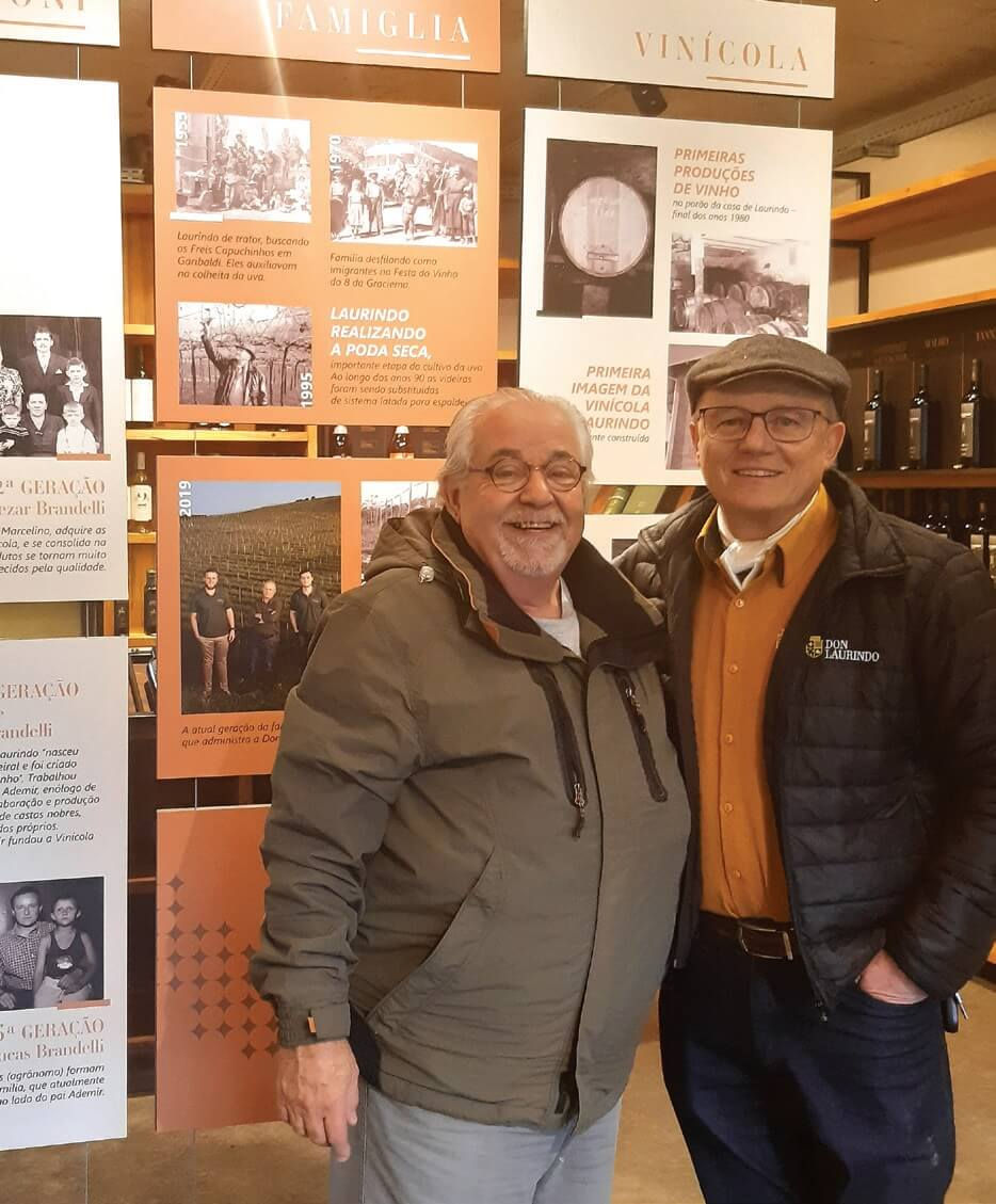 Júlio Anselmo e Ademir Brandelli, da Don Laurindo