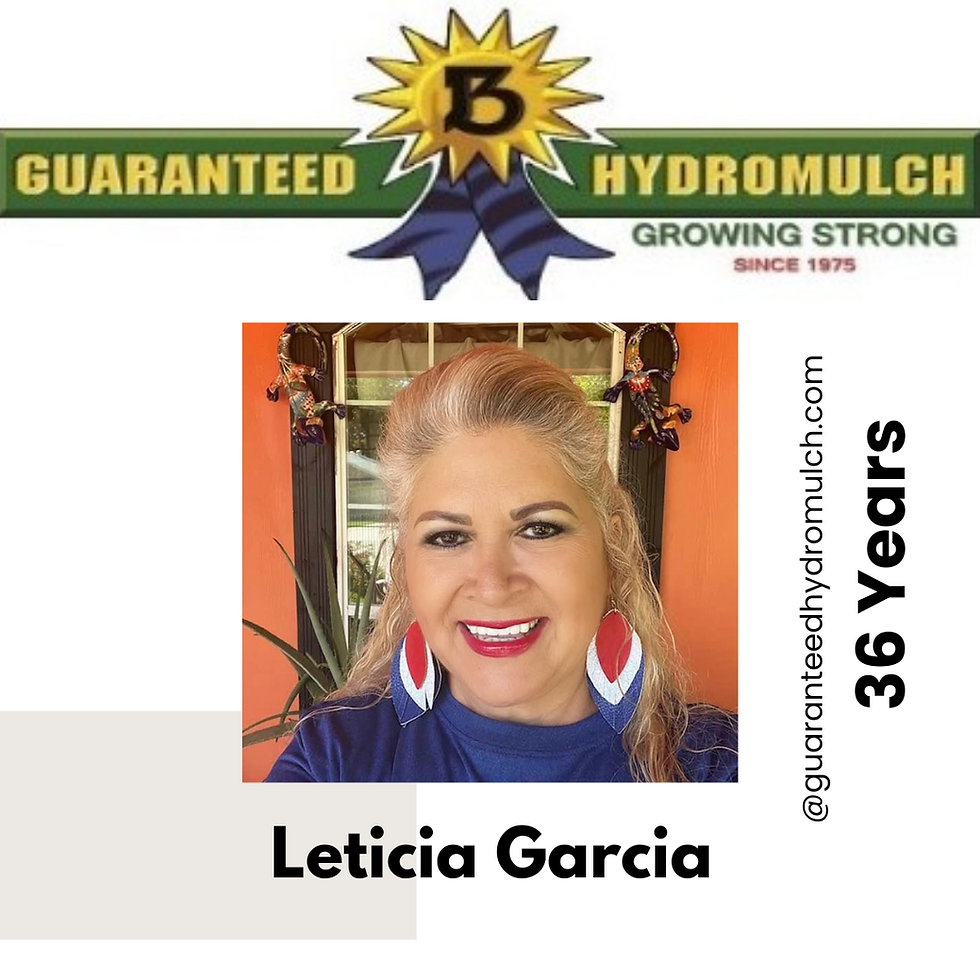 Photo of Leticia Garcia on her work anniversary