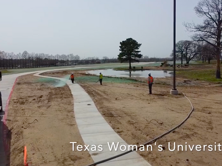 Project: Adding Hydroseed to Texas Woman's University