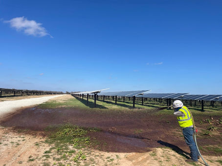 Project: Adding Hydroseed to Cattleman II Solar Farm