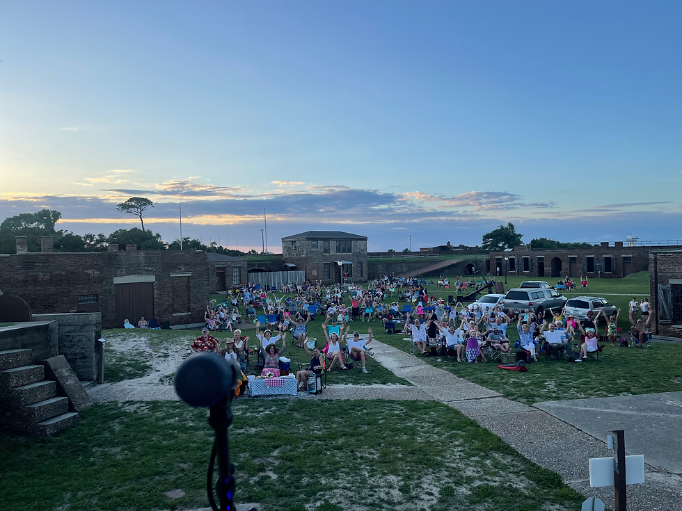Dauphin Island Sunset Series: Symone French &  the Trouille Troupe