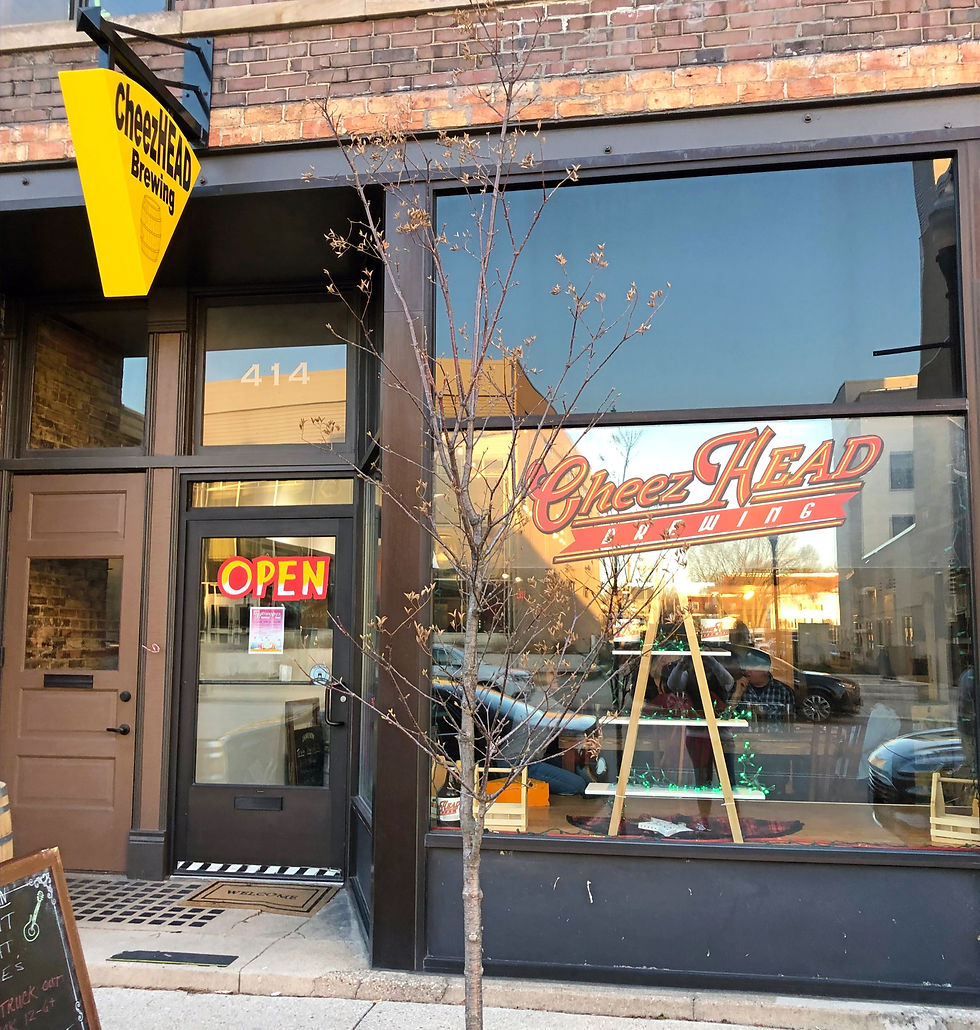 Crusin' For Booze- Wisconsin Travel Blogger- CheezHEAD Brewing