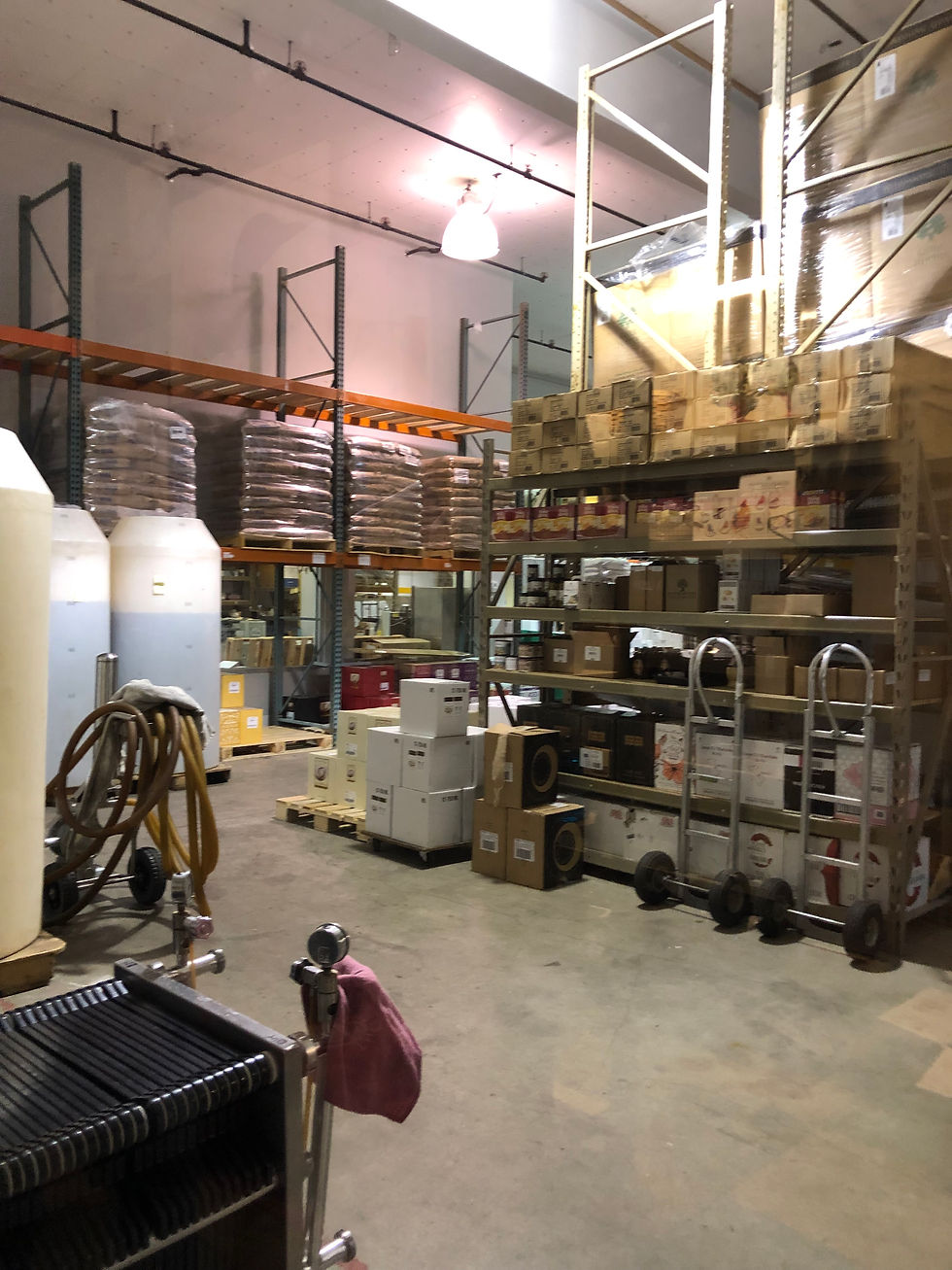 Crusin' For Booze- Wisconsin Wine Beer Distillery Blog- Three Lakes Winery- Production Space