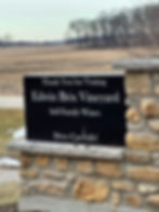 Crusin' For Booze- Wisconsin Beer Wine Distillery Blogger- Edwin Brix Vineyard- Exit Sign