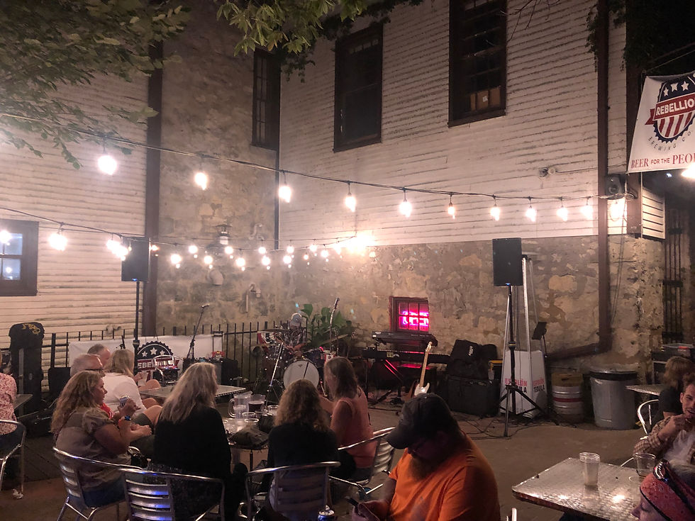 Crusin' For Booze- Wisconsin Beer Wine Distillery Blogger- Rebellion Brewing USA- Patio