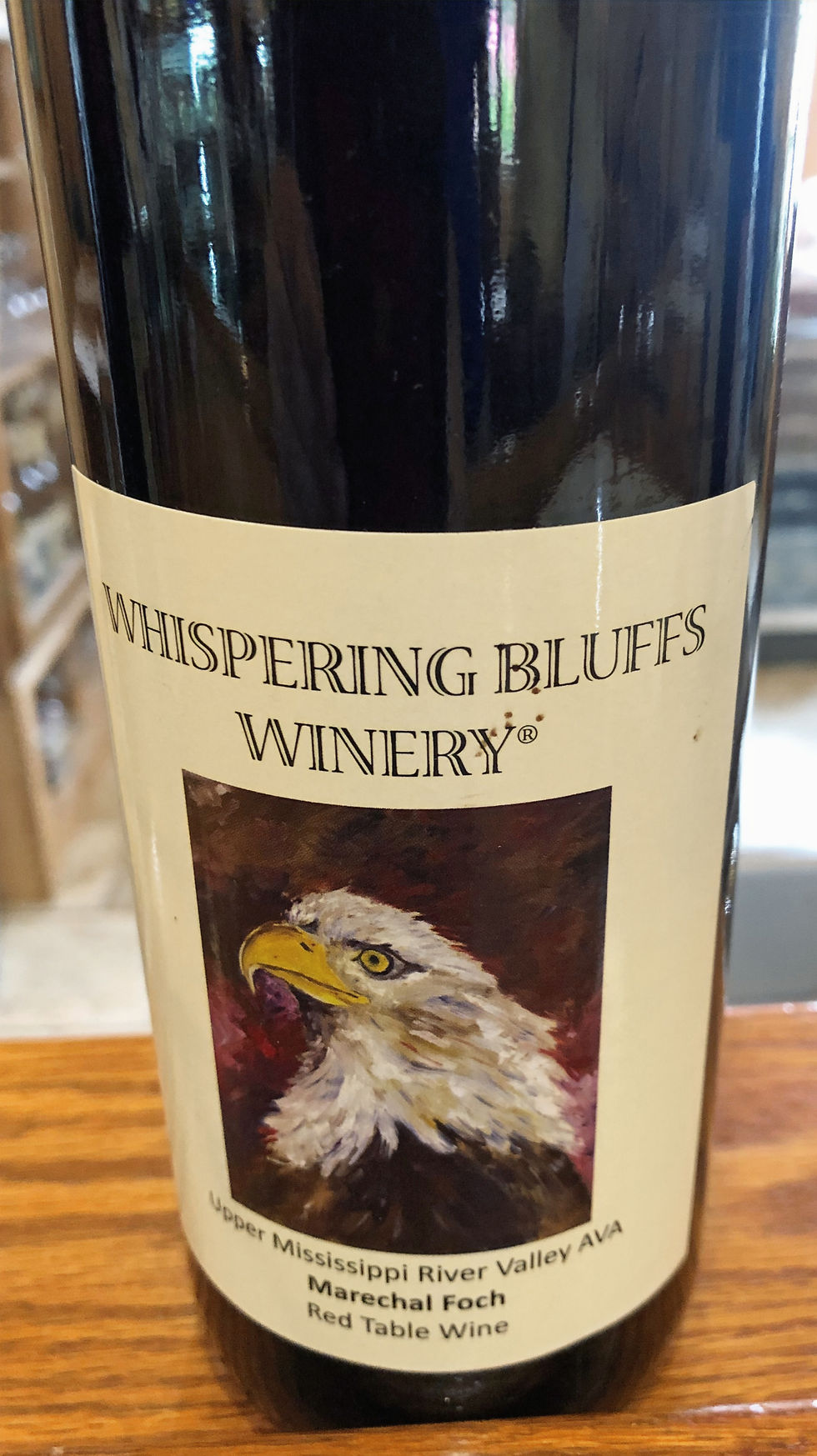 Bottle of a wine we sampled