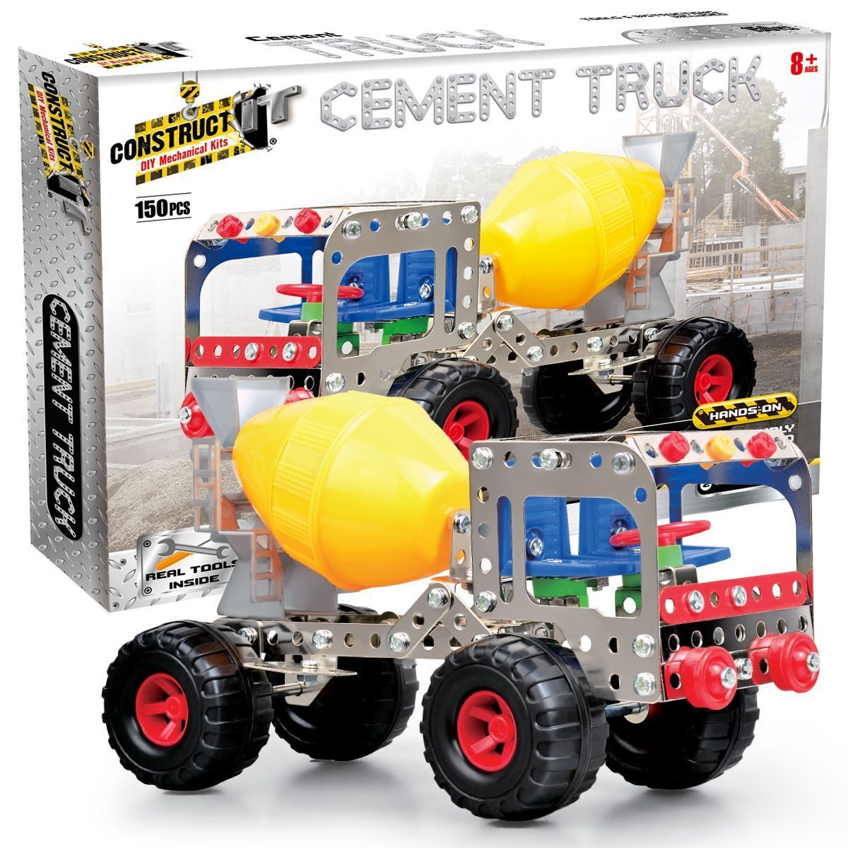 Construct it D.I.Y Cement Truck 150pcs with real tools