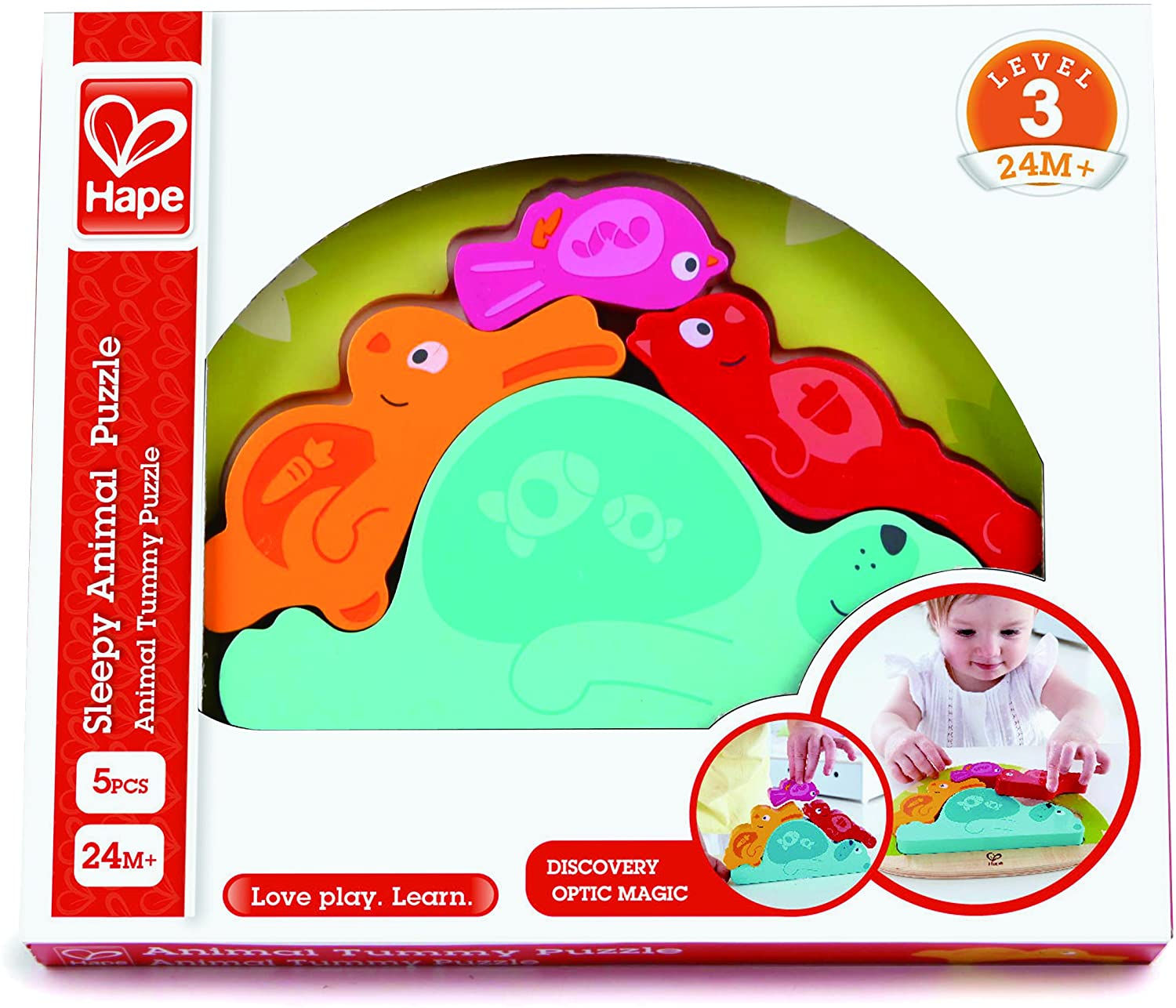 Hape Sleepy Animal Puzzle