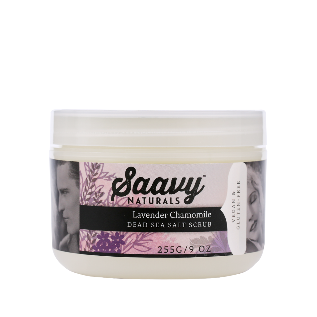Saavy Naturals Natural and Organic Salt Scrub - Lavender Chamomile