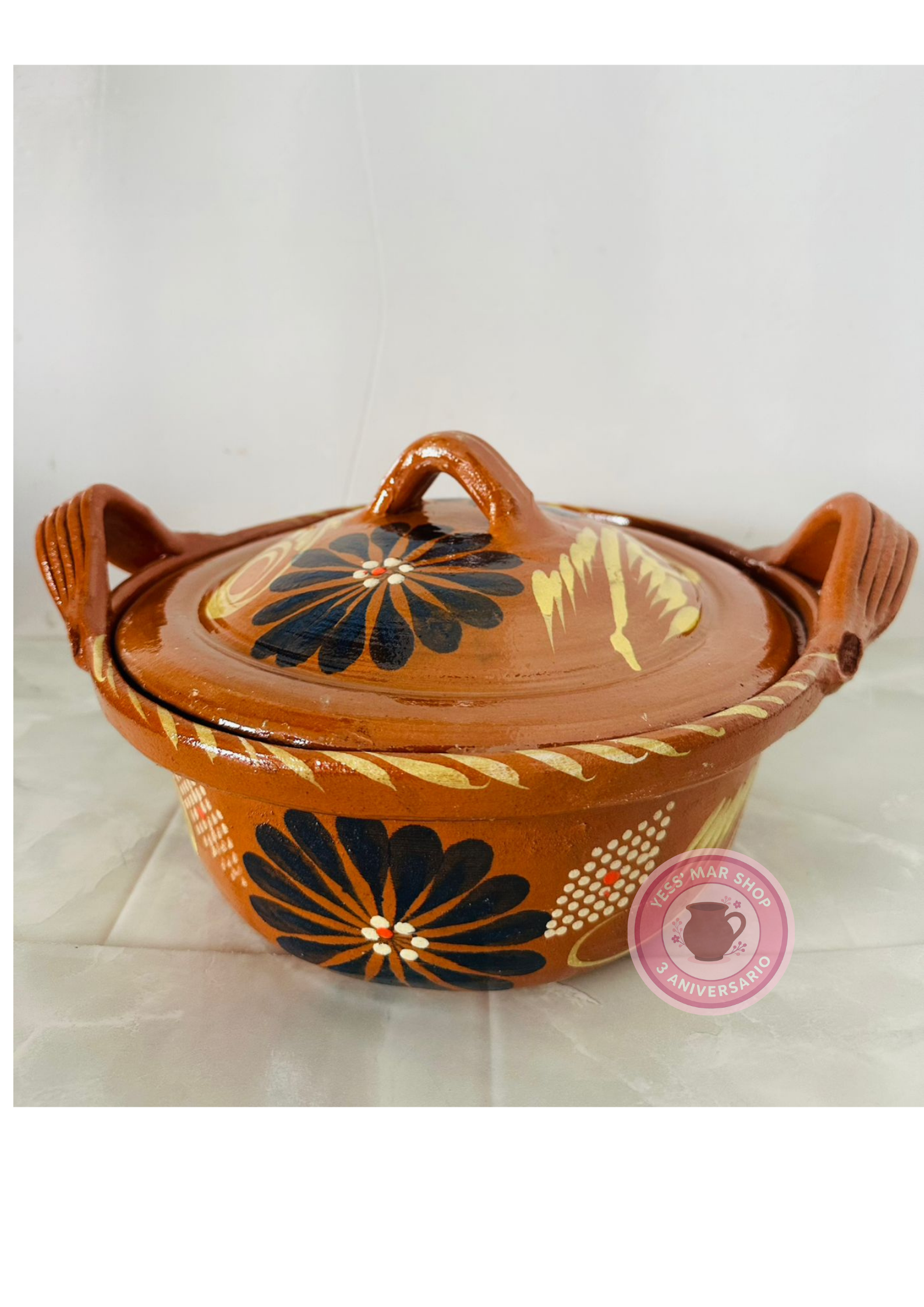 Cazuela de barro 2lts