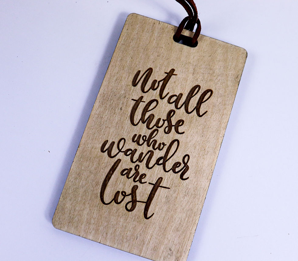 Thumbnail: Wooden Luggage Tags