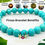 Thumbnail: Natural Firoza Turquoise Bracelet| Original Unisex Bracelet For Money, Wealth