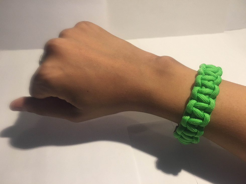 Thumbnail: Herbivore Green Paracord Bracelet