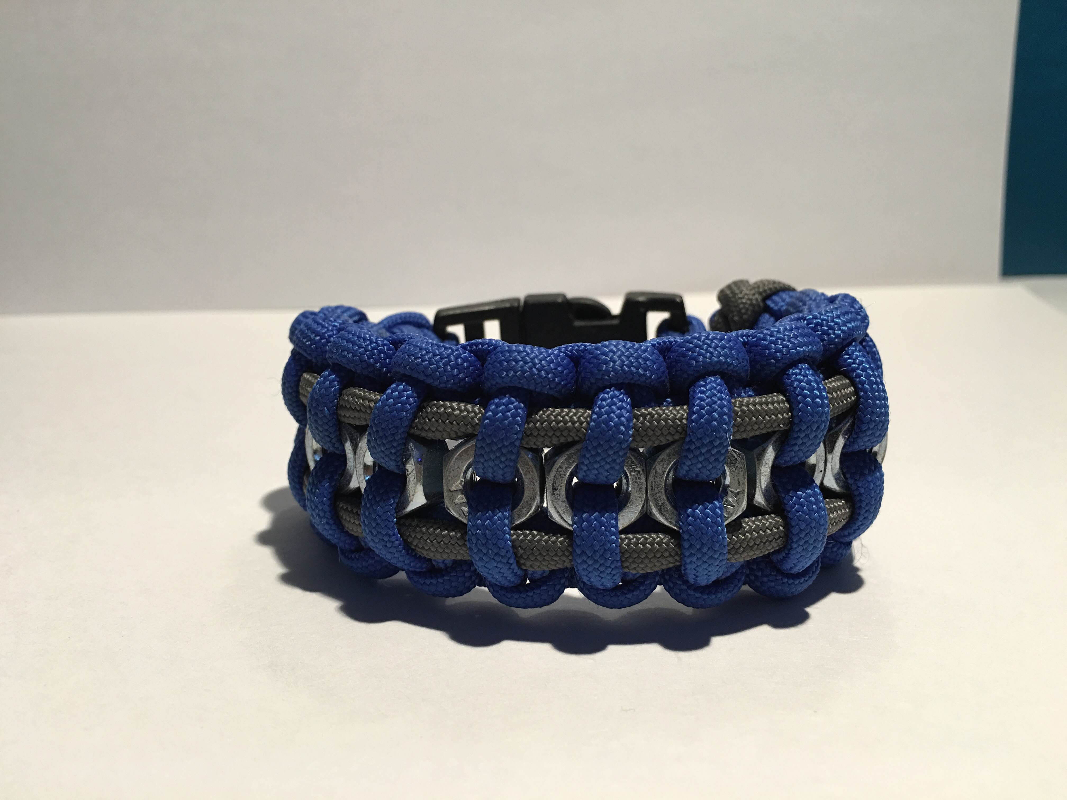 Wide Hex Nut Paracord Bracelet