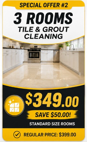 3 Rooms Tile Cleaning Special