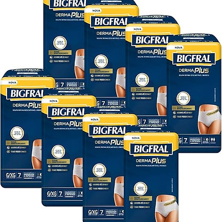 Roupa intima Bigfral Derma Plus G XG 56 Unidades