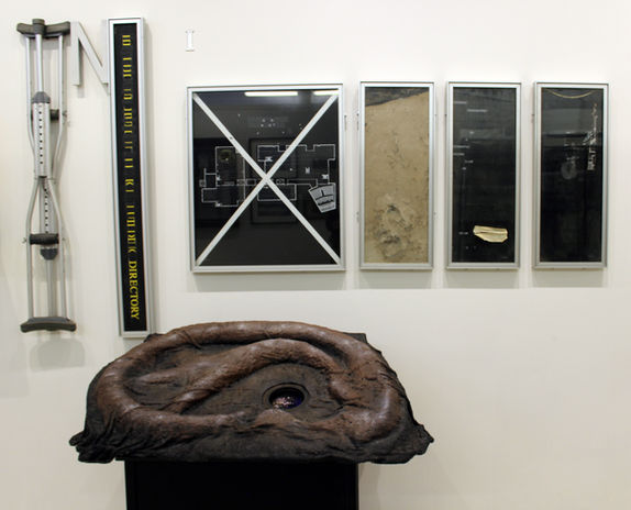 Remade directory, dirt ear, diorama with light and sound