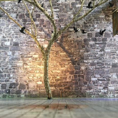 Remade directory, diorama with light and sound in dirt ear "viewer"